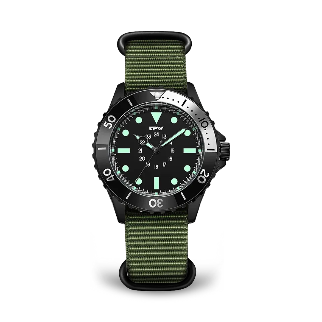 Montévre™ | Montre de plongée de style désert tactique imperméable
