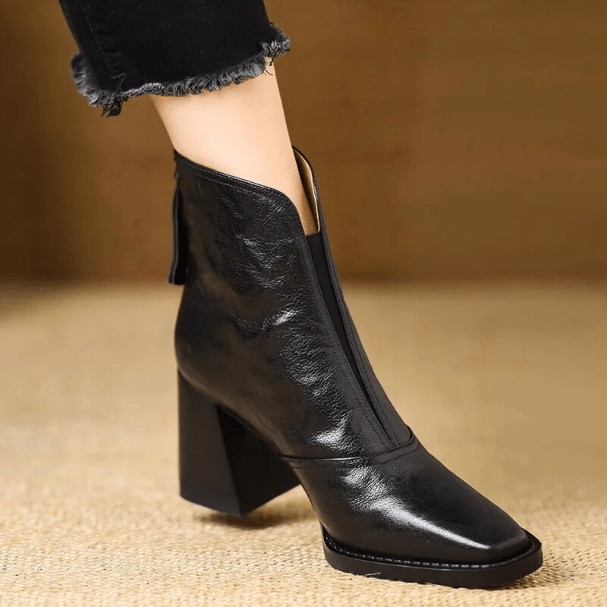 Montévre™ | Bottines luxueuses à talon moyen