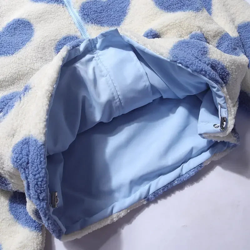 Montévre™ | Veste réversible avec petits cœurs