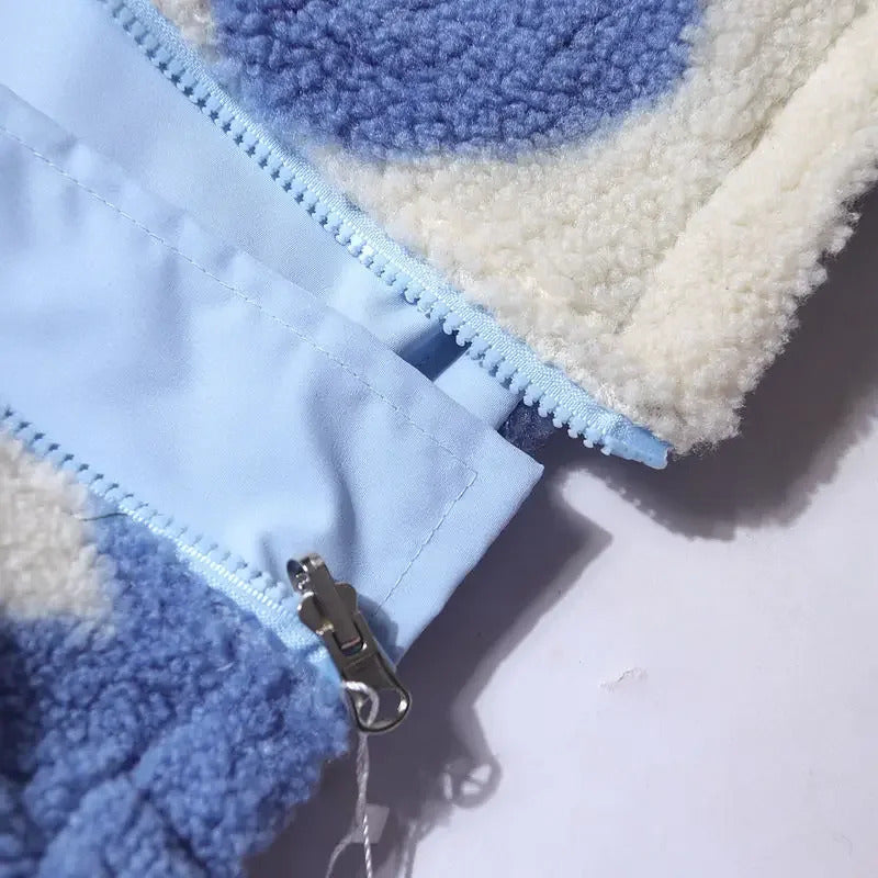 Montévre™ | Veste réversible avec petits cœurs