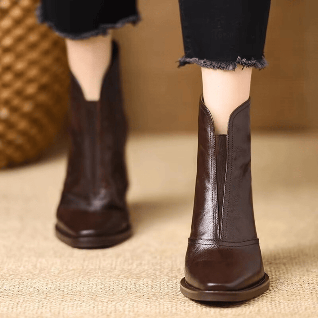 AlpenNord™ | Bottines luxueuses à talon moyen